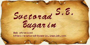 Svetorad Bugarin vizit kartica